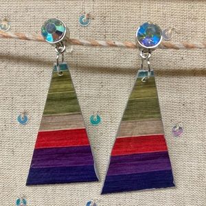 ♻️ Recycled Paper Earrings